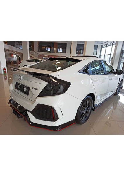 Honda Cıvıc Fc5 2016-2020 Cam Üstü Spoıler - V Style