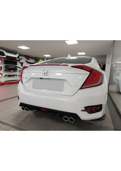 Honda Cıvıc 2016-2021 Fc5 LED Spoıler