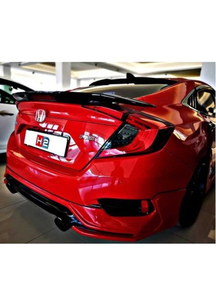 Honda Cıvıc Fc5 2016-2020 Turbo Sı Spoıler Isıklı (Boyasız) indirimleri