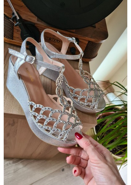 Kadın Abiye Dolgu Ayakkabı 036 4172 modelleri