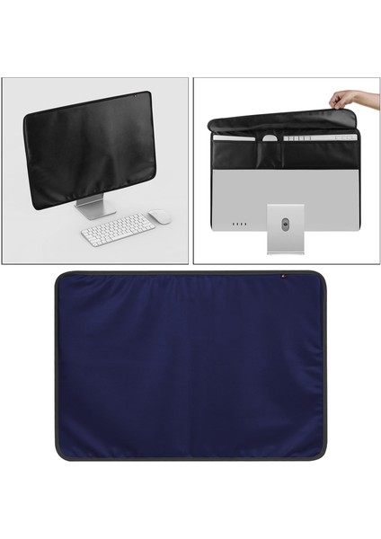 Monitör Toz Kapağı Hd Koruyucu Uyumlu iMac Pc Bilgisayar Mor Için Uygun modelleri