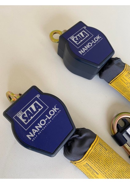 Dbı Sala Nano-Lok Çift Kollu Geri Sarımlı Düşüş Durdurucu 1,8 M 3101473 - Iş Güvenliği Yüksekten Düşüş Önleyici