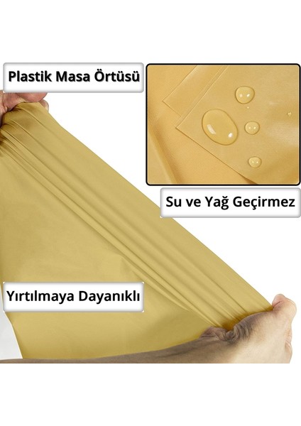 Masa Örtüsü 137cm x 270cm - Altın modelleri