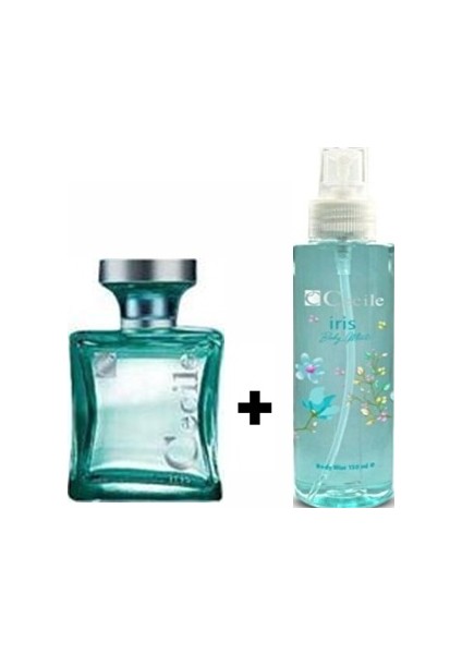 Iris Edt 100 Ml + Iris Body Mist Sprey 150 Ml