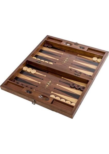 Klasık Geniş Tavla Damasız Çzg 50 x 30 x 7 cm fiyatları