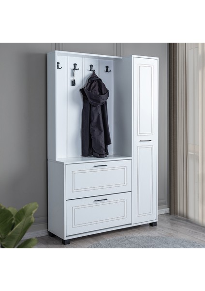 Milas Düşer Kapaklı Askılıklı Portmanto