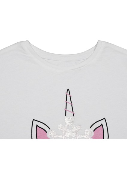Kız Çocuk Beyaz T-Shirt modelleri