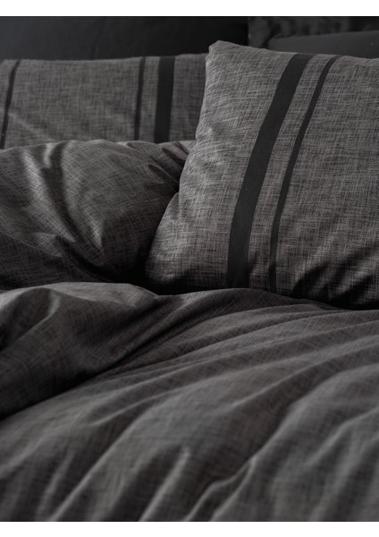 Plain Tek Kişilik Nevresim Takımı Bitter Antrasit-Siyah fiyatları