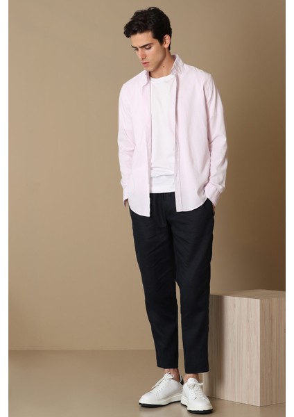 Lora Erkek Smart Gömlek Comfort Slim Fit Bej