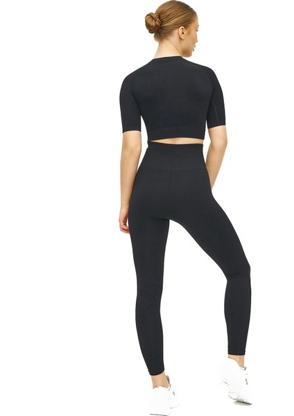 Seamless Toparlayıcı Tayt ve Kısa Kol Büstiyer Takım 1923 modelleri