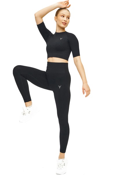 Seamless Toparlayıcı Tayt ve Kısa Kol Büstiyer Takım 1923 fırsatları