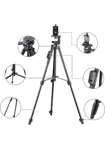 Tripodlu Selfie Işığı Ring Light 10 Inç LED Işıklı Halka Bluetooth Kumandalı fiyatları