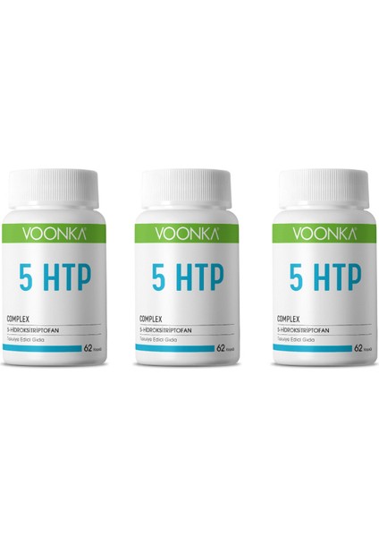 5 Htp Complex Takviye Edici Gıda 62 Kapsül X3 Adet