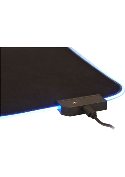 CMMP-303 Gerçek Kauçuk,mikro Dokulu, 7 Rgb Modlu Mouse Pad