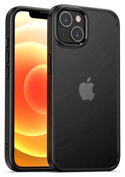 Apple iPhone 13 Kılıf Yükseltilmiş Kenar Korumalı Silikon