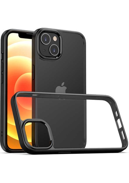 Apple iPhone 13 Kılıf Yükseltilmiş Kenar Korumalı Silikon