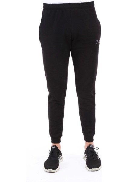 Erkek Ribanalı Sweat Pantolon Zang Siyah