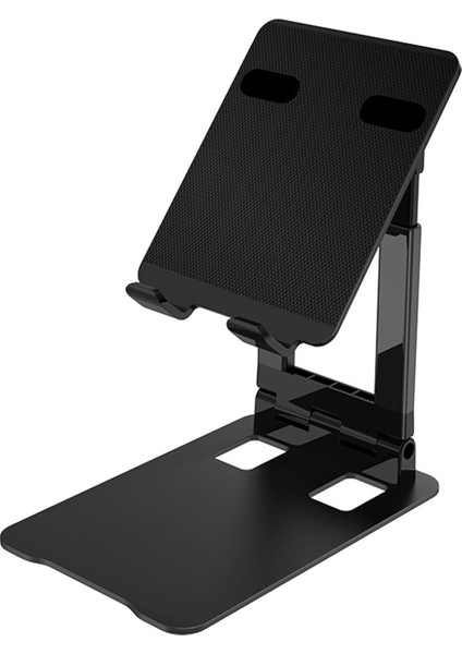 Masa Için Tablet Standı Katlanır Cradle Taşınabilir Ayarlanabilir Destek Siyah (Yurt Dışından)