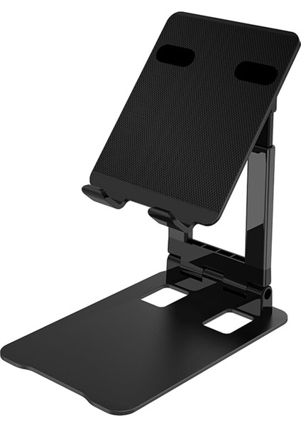 Masa Için Tablet Standı Katlanır Cradle Taşınabilir Ayarlanabilir Destek Siyah (Yurt Dışından)