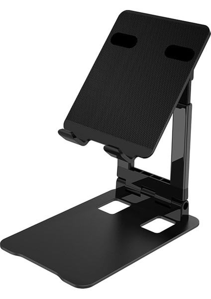 Masa Için Tablet Standı Katlanır Cradle Taşınabilir Ayarlanabilir Destek Siyah (Yurt Dışından)