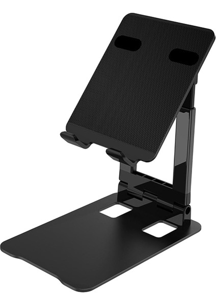 Masa Için Tablet Standı Katlanır Cradle Taşınabilir Ayarlanabilir Destek Siyah (Yurt Dışından)