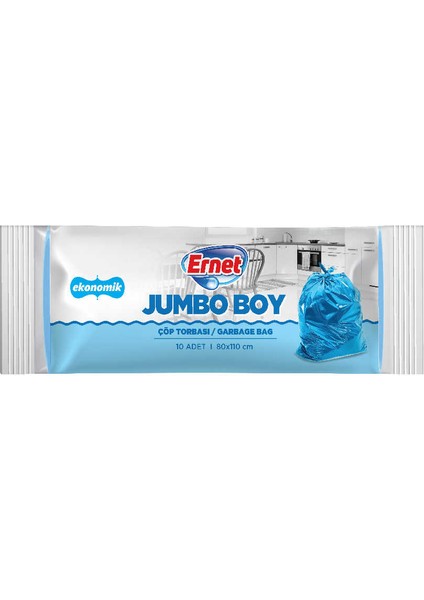 Standart Çöp Torbası Jumbo Boy 10LU