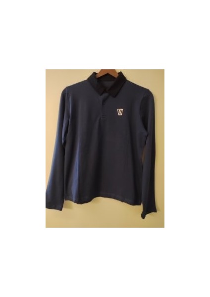 Polo Yaka Indigo Sshırt