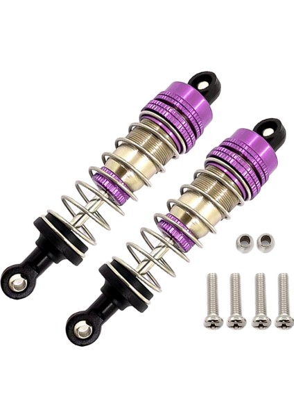 Wltoys Için 2x Metal Amortisör 124019 144001 1/12 1/14 Rc Araba Paletli(Yurt Dışından)