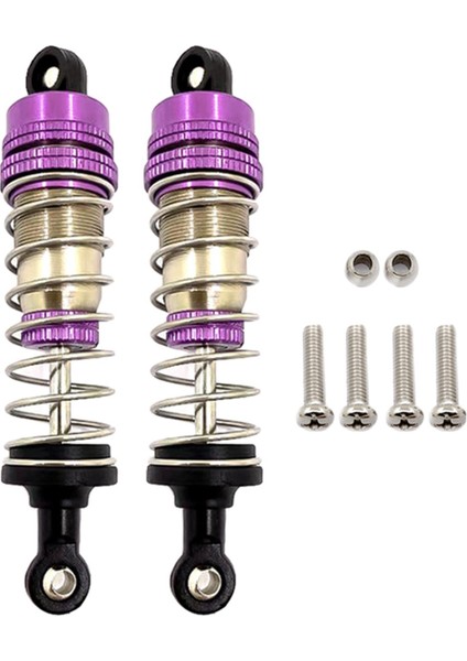 Wltoys Için 2x Metal Amortisör 124019 144001 1/12 1/14 Rc Araba Paletli(Yurt Dışından)
