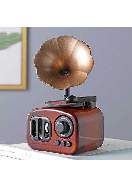 Klasik Fonograf Şekli Müzik Kutusu Süsleme Ev Masaüstü Dekorasyon Hediye (Yurt Dışından) modelleri