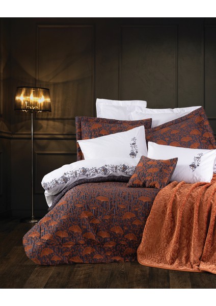 Platinium Çeyiz Seti Delfina Kiremit (11 Parça)