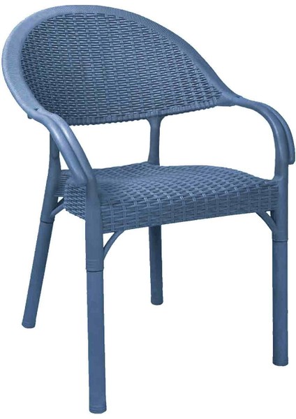 Almina Rattan Masa Takımı 90x90 Camsız Masa 4 Kişilik Bambu Sandalye Seti Bahçe Balkon Teras Takımı