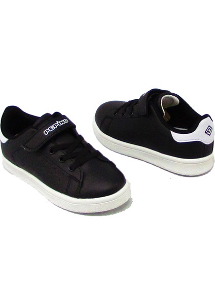 P-203 Siyah Unisex Çocuk Stn Smth Spor Ayakkabı