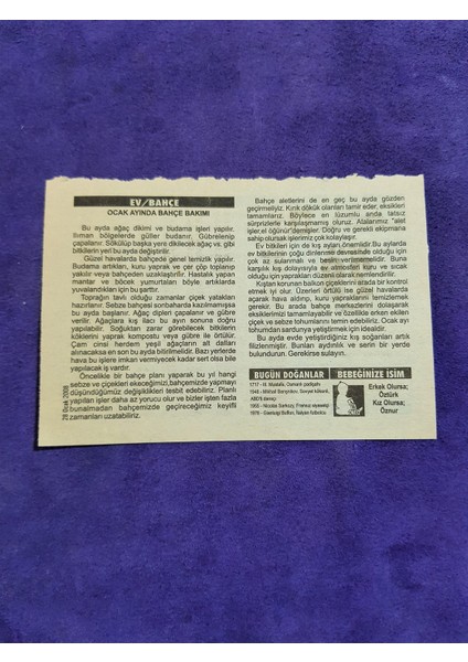 28 Ocak 2008 Takvim Yaprağı - Nostaljik Koleksiyonluk Takvim Yaprağı A