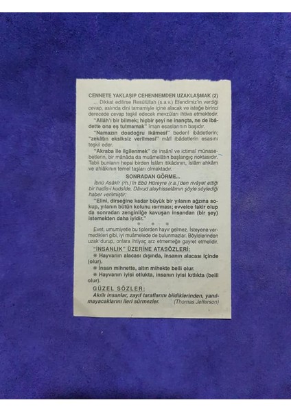 24 Mart 2002 Takvim Yaprağı - Nostalji Koleksiyonluk Takvim Yaprağı A
