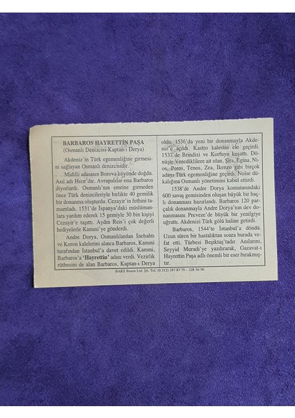 27 Eylül 2002 Takvim Yaprağı - Nostalji Koleksiyonluk Takvim Yaprağı A