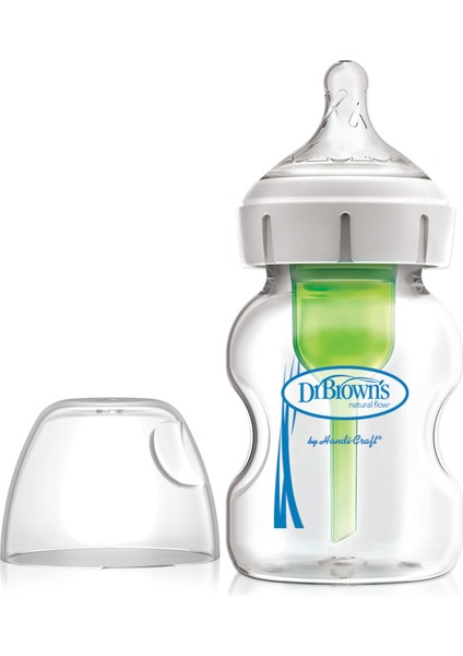 5 OZ/150 ml Geniş Ağız Options+ Pp Biberon, Tekli Paket