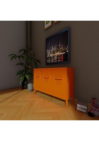 Turuncu Metal Tv Ünitesi fiyatları