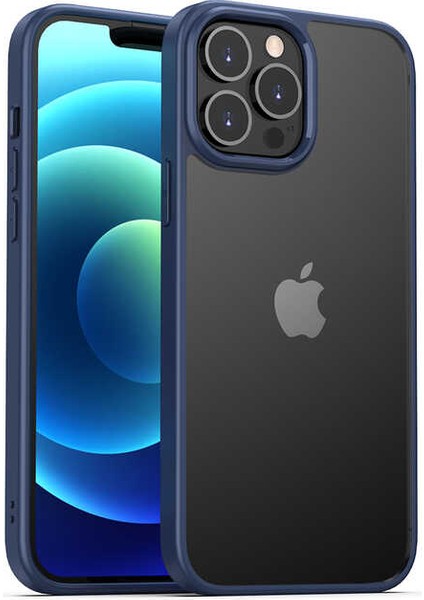 iPhone 13 Pro Max Kılıf Yükseltilmiş Kenar Korumalı Silikon