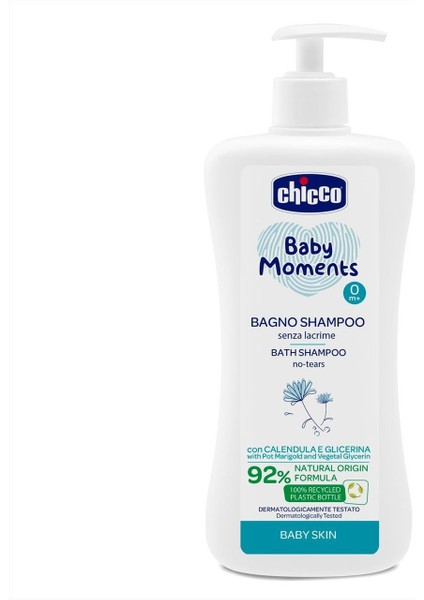 Baby Moments Doğal Saç ve Vücut Şampuanı 500 ml