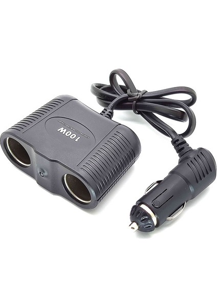 Olesson Araç Çakmak Çoklayıcı 2 Port Çakmak Çoklayıcı 12V / 24V 100W