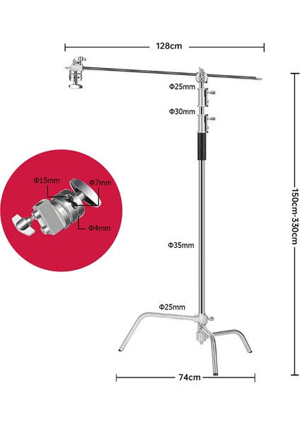 ML330L 330CM Deve Boynu