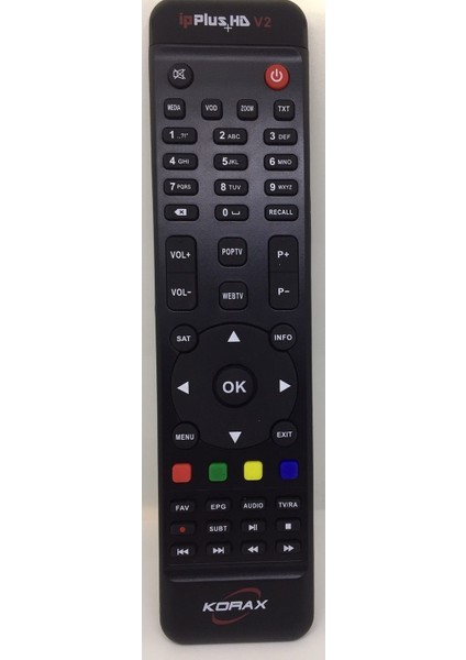 Korax Ip Plus V2 4.5g Hd Ip Tv Uyumlu Uydu Alıcısı Kumandası Orj Ürün Görsel Aynı Orgınal