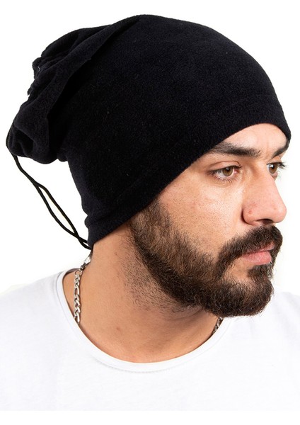 Polar Unisex Ipli Bere ve Boyunluk Siyah