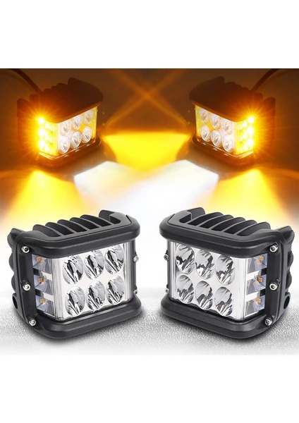 Offroad Sis Lambası 2 adet 12 LED 36W / LASS319