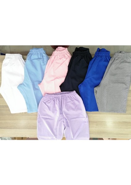 Beli Komple Lastikli Erkek Iş Pantolonu 3 Cepli Alpaka Kumaş Beyaz, Siyah, Açık Mavi, Saks Mavi modelleri