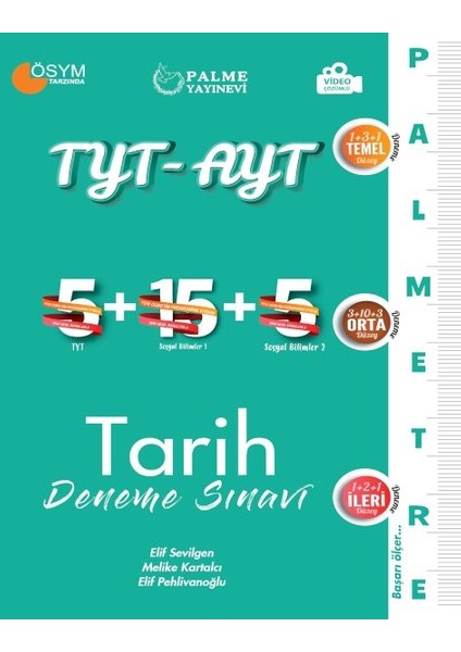 Palme Tyt Ayt 5+15+5 Tarih Deneme Sınavı