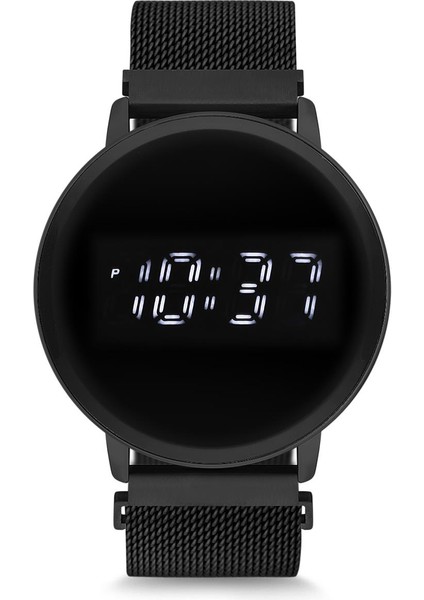 Mıknatıslı Hasır Kordon Dijital Unisex Saat XUH1SP220103
