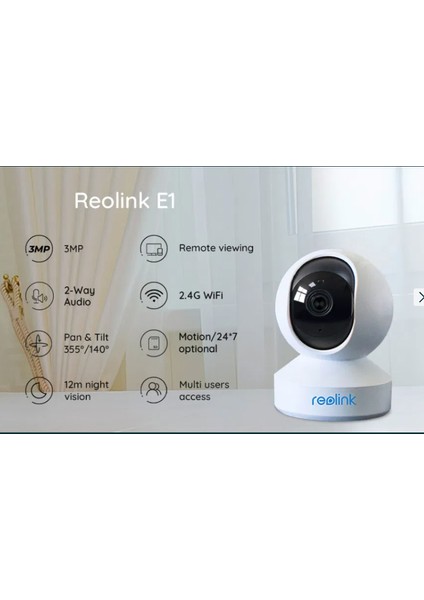 Yeni Wi-Fi Video Gözetim Kamerası Reolink E1 modelleri