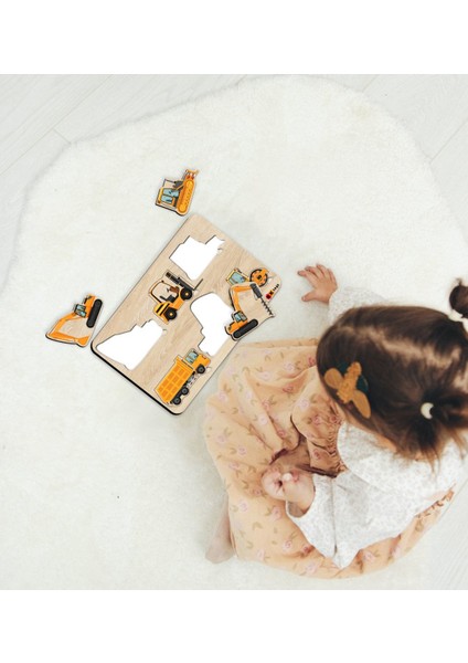 Toys Çocuklar Için 2’li Ahşap Figürlü Eğitici-Öğretici Yapboz Puzzle-8 indirimleri